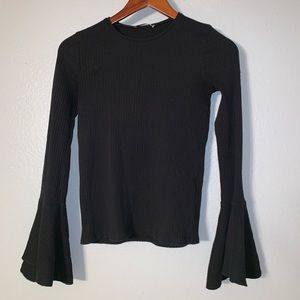 Zara black blouse